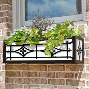 Historical Metal Window Box Cages