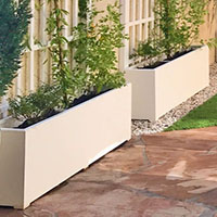 Large Outdoor PVC Planter Boxes