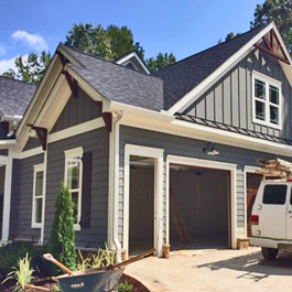 Wooden Gables and Brackets Craftsman Home