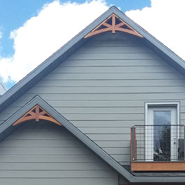 Decorative Wooden Gable Pieces 10/12 Roof