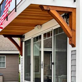 Cedar Bracket Gable And Corbel Ideas