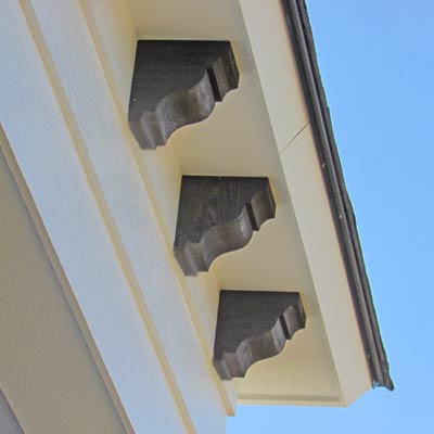 custom wood corbels