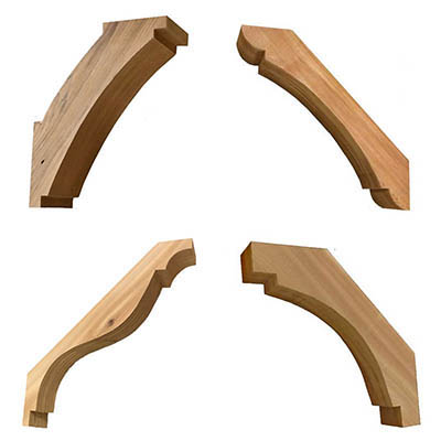 cedar wood braces