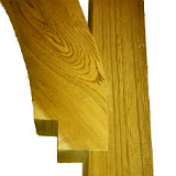 Wooden Bracket Notched for Added Strength
