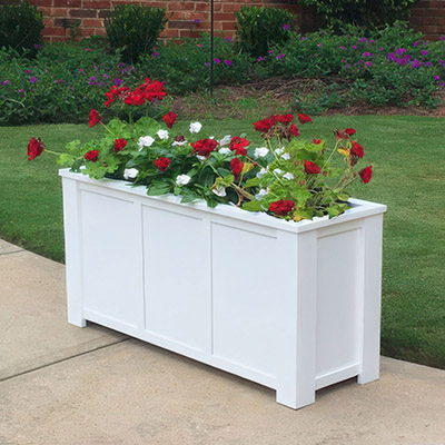 Mission Style Daisy Planter