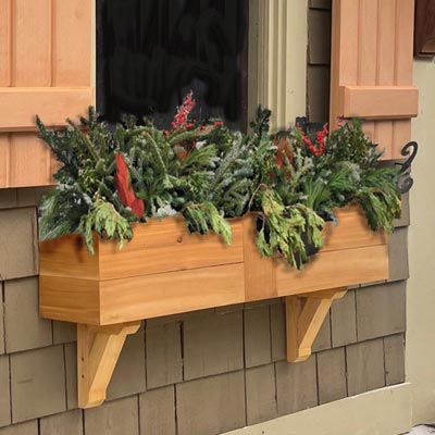 cedar window boxes