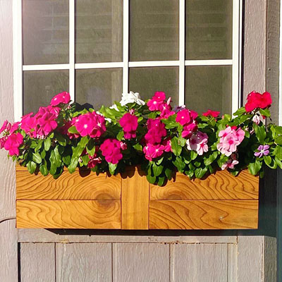 cedar flower box