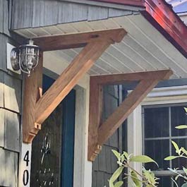 Cedar Bracket Gable And Corbel Ideas