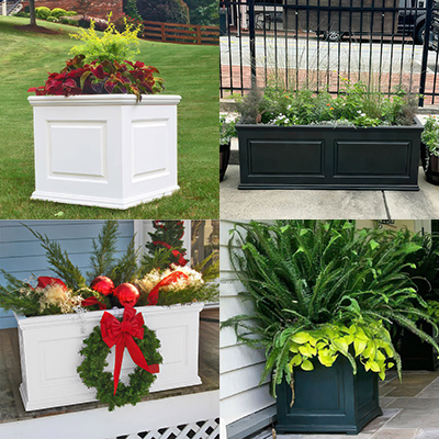 Raised Panel Planter Boxes