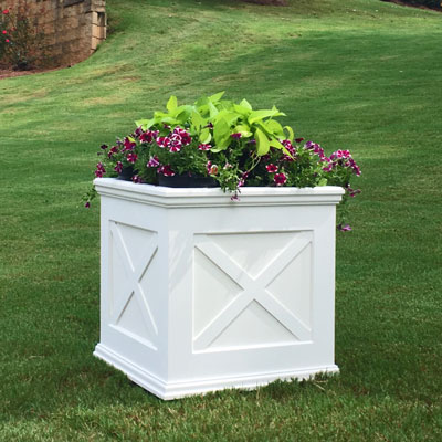 outdoor pvc planter