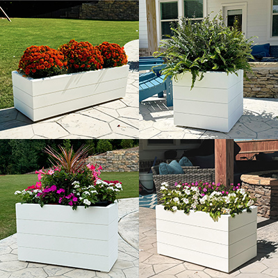 Shiplap Planters Ideas