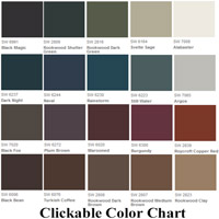 Forever Shutters Color Chart