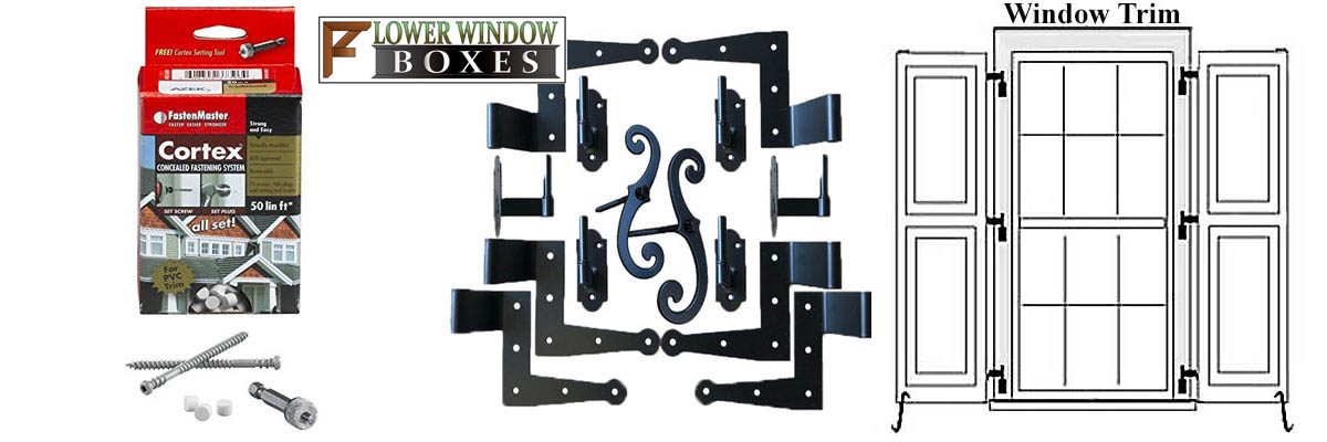 Exterior Shutter Hardware - New York Style Hinges