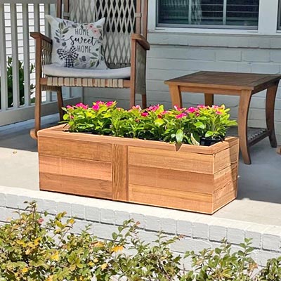 English Garden Cedar Planter