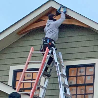 Measure Pitch to Add Decorative Cedar Gables