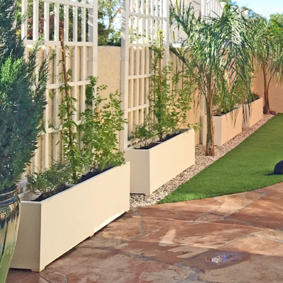 PVC outdoor planters