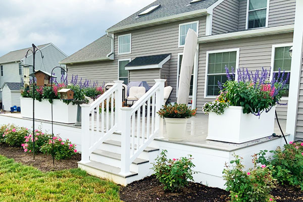 Outdoor Deck Planters