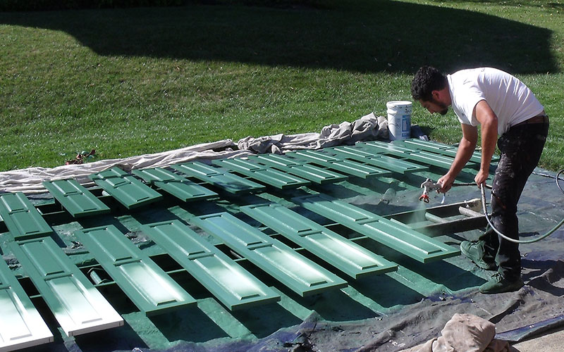 Painting Exterior Shutters