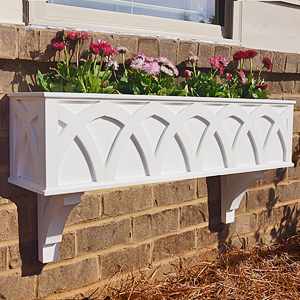 York window box with pattern