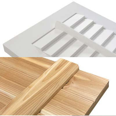 Wood vs. PVC Shutters