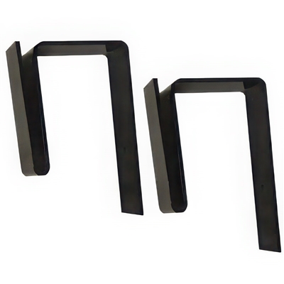 2.5 Fence Rail Clips For Metal Window Boxes and Planters