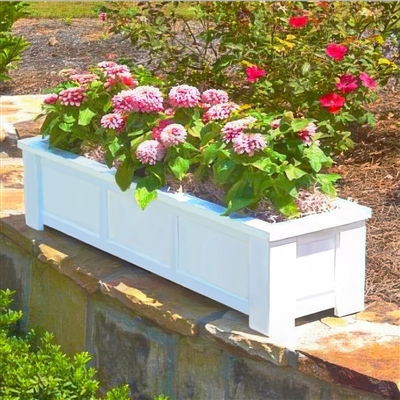 Large Outdoor Planter Boxes - Commercial Grade PVC Plastic Planters