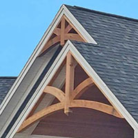 Cedar Gable Brackets