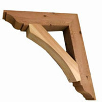 Cedar Gable Brackets